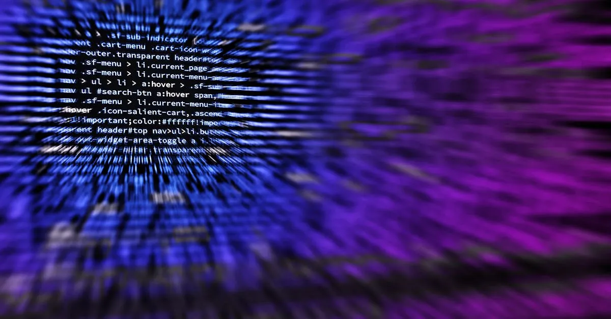 Binary code streaming across a dark computer screen — number base conversion for developers