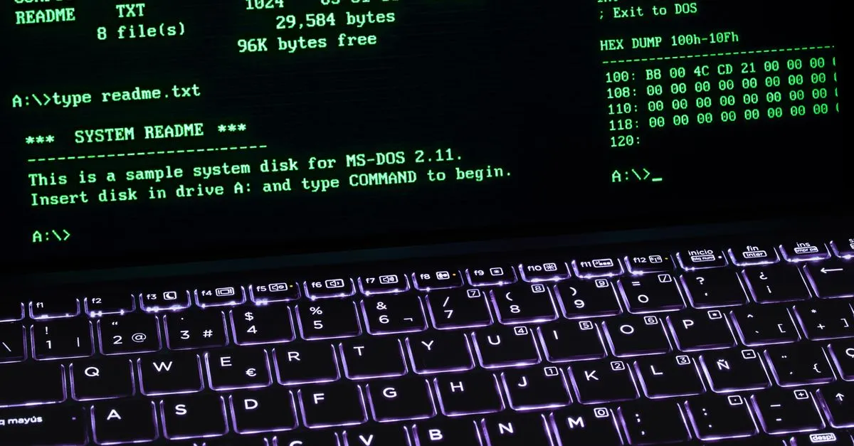 Retro computer terminal glowing with green monospace text, the natural home of ASCII art banners